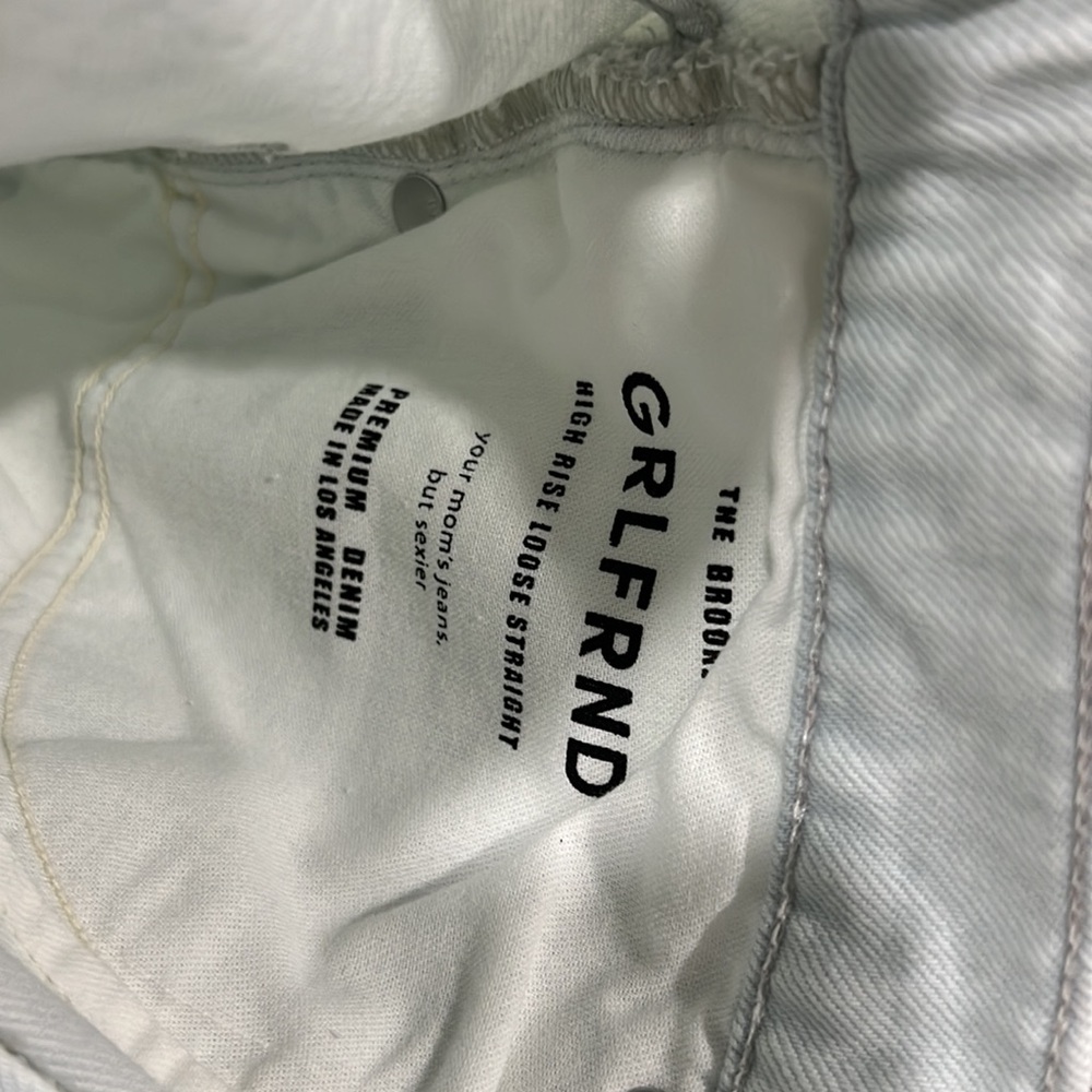 Grlfrnd Brooklyn high rise straight jeans in zuma 28 - Picture 7 of 12